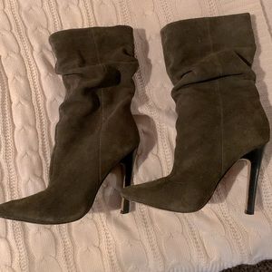ALDO suede slouch booties